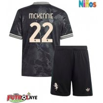 Camiseta Juventus Weston McKennie #22 Tercera Equipación para niños 2025-26 manga corta (+ pantalones cortos)